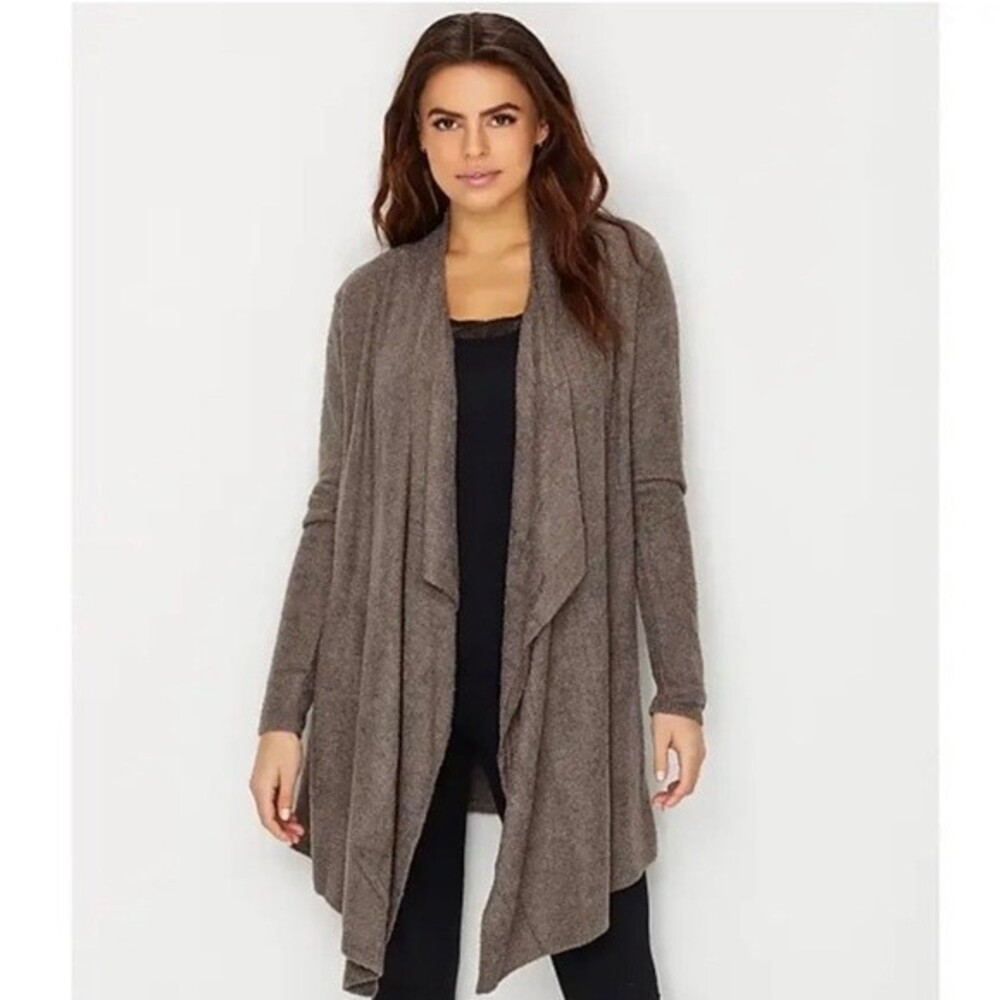 Barefoot Dreams | 436 Calypso Bamboo Chic‎ Lite Cardigan Wrap Open Sweater S/M